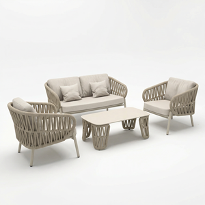 Set di Sedie e Divani in <span class=keywords><strong>Rattan</strong></span> per Esterni, Arredamento per Ville, Cortili, Giardini e Hotel. Divano in <span class=keywords><strong>Rattan</strong></span> per Uso Esterno. - Product Image 2