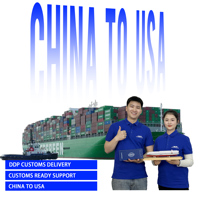 Transitaires maritimes Chine-USA pour équipes d'approvisionnement de fret commercial, fret maritime porte-à-porte, taxes payées, importateur, DDP, DDU, LCL, FCL, 3PL