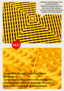 กระเบื้องปูพื้นโรงรถ ยางกันลื่น ทนทาน พีวีซี พีพี สำหรับปูพื้นโรงรถ |   แผ่นปูพื้นโรงรถแบบประกบกันได้สำหรับล้างรถ - Product Image 4