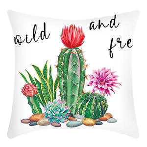 Almohadas estampadas con estampado de <span class=keywords><strong>cactus</strong></span>, funda de cojín para sofá para el hogar, funda de cojín para sala de estar y dormitorio, decoración del hogar - Product Image 3