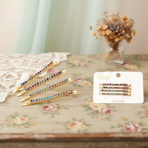 Barrettes à cheveux Linda Sweet Bow 5cm en polyester pour femmes, décoration quotidienne des cheveux - Product Image 2