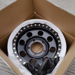 Cerchi in Acciaio Soft 8 Beadlock 5x139.7, Resistenti Cerchioni 4x4 con Finitura Nera, Certificati CE/DOT/ISO9001 - Product Image 3