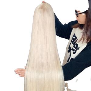 Livraison de nuit pré-plumé Blonde # 60A perruques de cheveux humains os droit avant de lacet perruques cheveux humains blonds de cheveux timides - Product Image 1