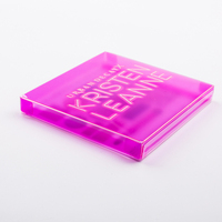 Boîte à cils en PVC personnalisée avec impression de LOGO Boîte cosmétique en plastique Boîte transparente à cils pour le maquillage