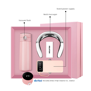 Sản phẩm hợp thời trang 2025 chân không Flask + Cổ Massager + ngân hàng điện với điện thoại đứng doanh nghiệp Bộ quà tặng doanh nghiệp - Product Image 4