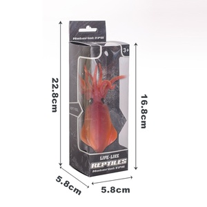 Material suave ecológico <span class=keywords><strong>3D</strong></span> animales del océano realistas plástico caucho TPR sepia juguetes para niñas - Product Image 1