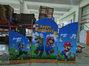 U Arch Background Party Stands 3 piezas Set Arch Backdrop Covers Round Backdrop Cover con soporte - Product Image 4