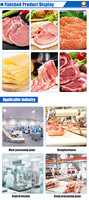 Haute qualité fromage saucisse coupe hacher trancheuse boeuf mouton porc poulet Steak saucisse viande congelée scie Machine