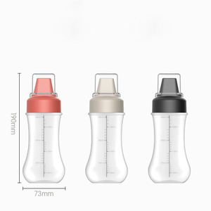MAYSURE 350ml bottiglia di Ketchup in plastica LDPE vuota vuota a cinque fori bottiglia di salsa piccante al peperoncino per senape al miele con tappo sopra - Product Image 2