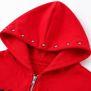 Sweat-shirts en coton épais 1.1 avec impression en relief toile d'araignée, vente en gros depuis l'entrepôt américain, fournisseurs 555 - Product Image 6