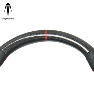Volante in Fibra di Carbonio Compatibile con <span class=keywords><strong>Mercedes</strong></span> Benz Classe A, <span class=keywords><strong>B</strong></span>, E, GLA, CLA, GLC, GLS, GLE, C, Modelli W205, W204, W206, Aggiornamento da Vecchio a Nuovo Modello - Product Image 2