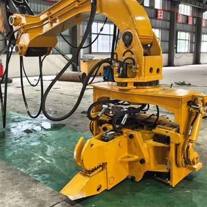 Гидравлический вибромолот KT250 для забивки свай, устанавливаемый на экскаватор, наклонная сваебойная установка - Product Image 2