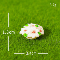 Ornamen Lanskap Miniatur untuk Berkebun, Bunga Kecil, Dekorasi Meja Rumah, Kerajinan Resin DIY, Aksesoris Ornamen Kecil