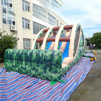 Offre Spéciale commercial enfants jeu de défi de l'armée parcours d'obstacles gonflable Militaire gonflable de Parcours d'obstacles à vendre