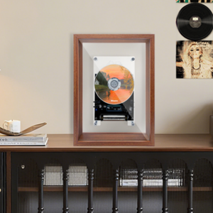 Cadeaux originaux <span class=keywords><strong>Lecteur</strong></span> <span class=keywords><strong>CD</strong></span> avec <span class=keywords><strong>Bluetooth</strong></span> Esthétique rétro-industrielle Décoration d'intérieur Montage mural Cadeaux de mariage pour les invités - Product Image 1