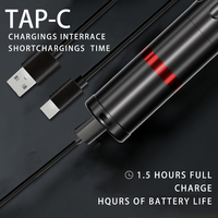 Machine à tatouer sans fil V75 avec double batterie, légère, économique, pratique, course de 3,5 mm