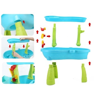 SamToyCn Enfants Cascade Sable <span class=keywords><strong>Table</strong></span> D'<span class=keywords><strong>eau</strong></span> D'été En Plein Air <span class=keywords><strong>Activité</strong></span> Sensorielle Jouer Jeu Plage Jouets pour Enfants Toddlers Age 3-5 - Product Image 3