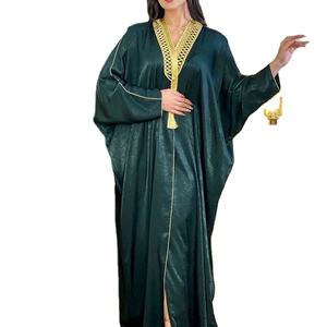 <span class=keywords><strong>2021</strong></span> abaya <span class=keywords><strong>kaftan</strong></span>, vestido de <span class=keywords><strong>kaftan</strong></span> <span class=keywords><strong>marroquí</strong></span> batwing manga 2022 nuevo estilo vestido musulmán - Product Image 1