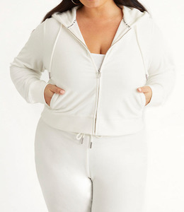 Sweat à capuche zippé tendance pour femme, coupe oversize décontractée, style streetwear, imprimé personnalisé, style <span class=keywords><strong>Trapstar</strong></span> - Product Image 1