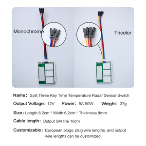 LSMY-03 Intelligent Mirror Defogging <strong>Control</strong> Switch DC12V 5A Time Temperature Touch <strong>Manual</strong> Switch <strong>LED</strong> Indicator Mode White Mode - Product Image 2