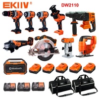 Kit d'outils électriques sans fil professionnel 13 pièces avec batteries au lithium 18V/21V Max – Prix de gros pour la vente