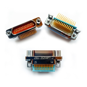 ขั้วต่อสายไฟฟ้าแบบ Micro-D รุ่น J30J ซีรีส์ J30J-25ZKN-J J30J-25ZKWP7-J ขั้วต่อ 25 พิน รุ่น J30J-25ZKNP5-J สำหรับการบิน - Product Image 1
