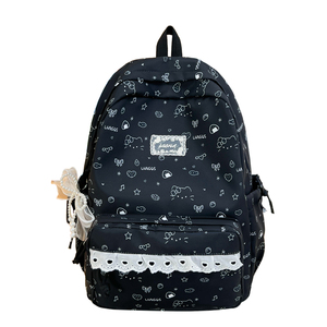 Mochila simple para estudiantes, bolso de hombro duradero y resistente al desgaste para el estudio diario en el campus y viajes - Product Image 1