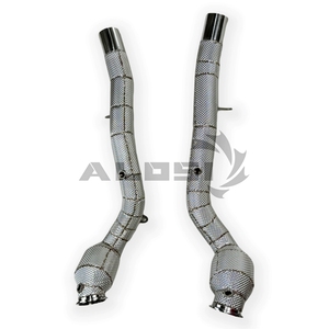 Escape Deportivo con Válvula de Control para Ferrari <span class=keywords><strong>GTC4Lusso</strong></span> 3.9L (2017-2019) |   Motor V8 biturbo F154 |   Sistema de Escape de Alto Rendimiento - Product Image 2