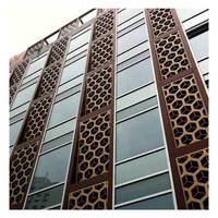 Design de luxe matériel de façade de bâtiment décoratif écrans panneau découpé au laser en aluminium façade modèle d'architecture