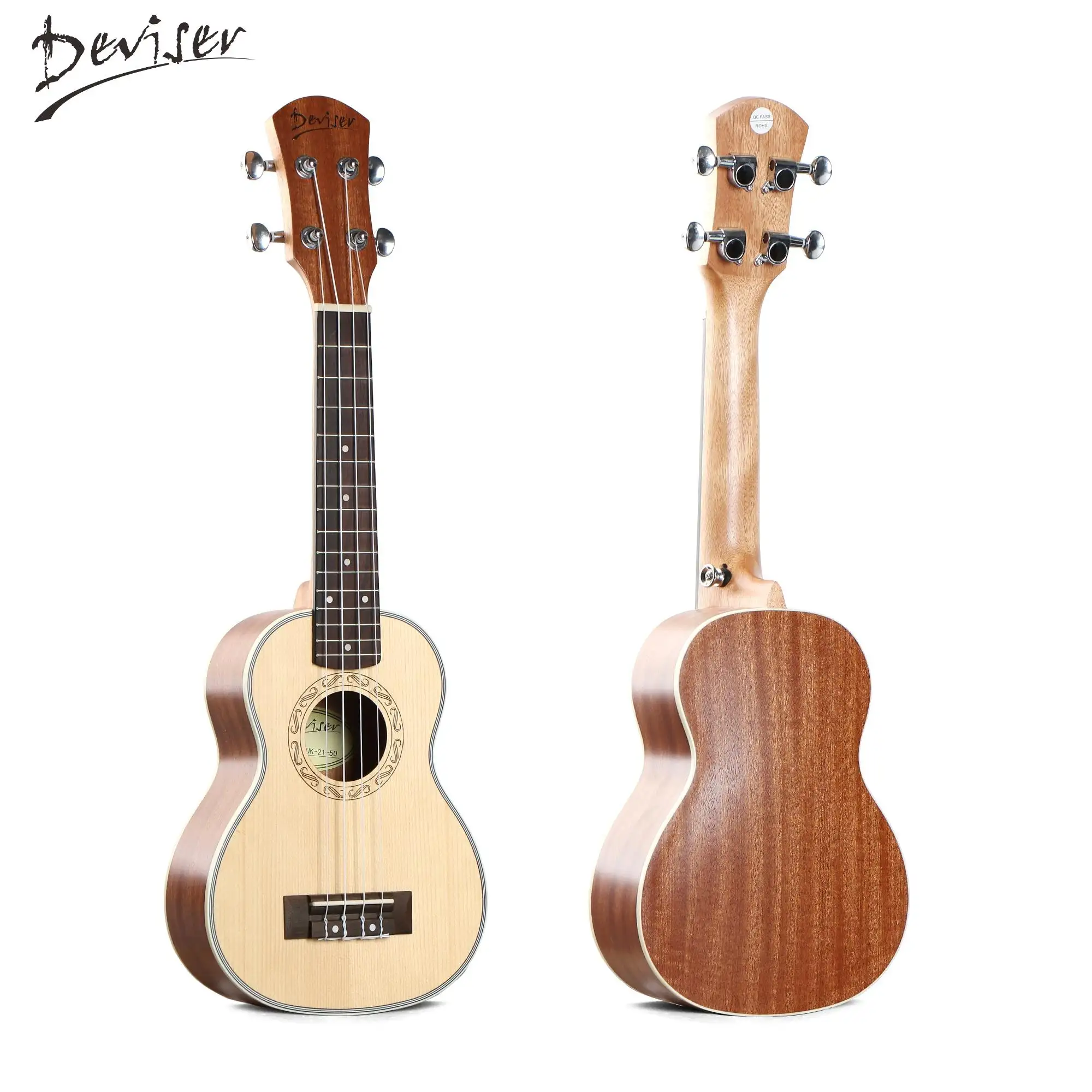 Großhandel Musik instrumente Ukelele Sopran Nylon String 21 inch Custom Ukulele Made in China