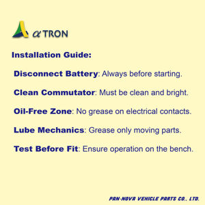Nouveau Kit de Balais de Charbon en Plastique Durable pour Démarreur Yamaha YBR 125 Alpha-Tron, avec Anneau en Caoutchouc, 12 Pièces/Ensemble, Modèle 312025HH01 - Product Image 5