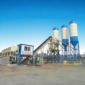 Planta Mezcladora de Concreto Eléctrica Portátil Pequeña, Totalmente Automática, de 90m3/hora, Línea de Producción Móvil de Concreto Premezclado de Alta Eficiencia - Product Image 5