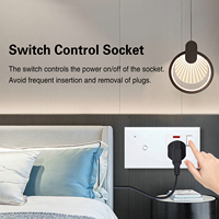 Interruptor de Pared Inteligente UBARO con WiFi, 3 Botones, Enchufe Europeo, Compatible con Tuya Smart Life, Pantalla Táctil de Vidrio Templado, Alexa y Google Home