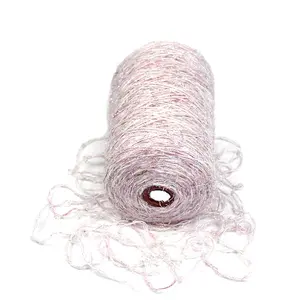 Kingeagle hot sale high quality 100% Polyester shinning brush air yarn for hand knitting