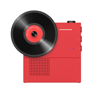 Kích thước nhỏ tiện ích di động thuận tiện hoài cổ Vinyl Máy nghe nhạc ghi âm chất lượng cao trong nhà ngoài trời sử dụng bluetooths loa cho món quà - Product Image 4