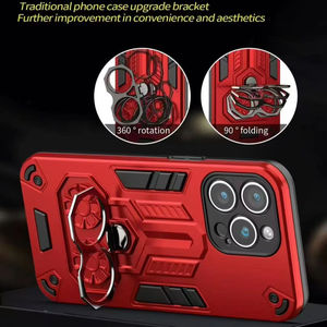 Porte-anneau Béquille Étui <span class=keywords><strong>pour</strong></span> <span class=keywords><strong>téléphone</strong></span> portable <span class=keywords><strong>pour</strong></span> Motorola G86 Power G56 G06 G85 G54 G24 Edge 60 50 <span class=keywords><strong>40</strong></span> 30 Fusion Couverture arrière antichoc - Product Image 2