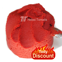 2200g+70g Pâte de tomate en conserve de la meilleure usine au meilleur prix sans additif