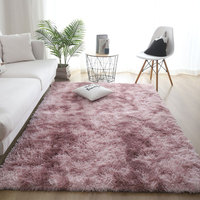 Différentes tailles cravate teint imprimé chambre salon salle d'étude tapis dégradé soie laine polyester tapis en stock