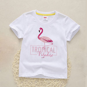 2025 नई शैली वाटरप्रूफ पालतू जानवर लोहे के सुंदर फ्लेमिंगो पैच लड़कियों कपड़े डिय टी-शर्ट स्टिकर गर्मी हस्तांतरण - Product Image 4