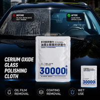 Chiffon de polissage en oxyde de cérium pour vitres, éliminateur de traces d'eau pour vitres de voiture et pare-brise, serviette de polissage, detailing, vente en gros