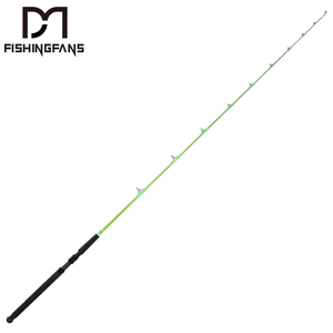 Canne à pêche FISHINGFANS 7'6\" 1 pièce 10-50LB à action lente, poignée en EVA, anneaux en acier inoxydable, carbone/verre pour la pêche au <span class=keywords><strong>silure</strong></span> en rivière et en ruisseau - Product Image 1