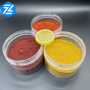 Oxyde de fer Pigment poudre rouge jaune vert bleu couleur pour cuir et revêtement oxyde ferrique Alternative - Product Image 1