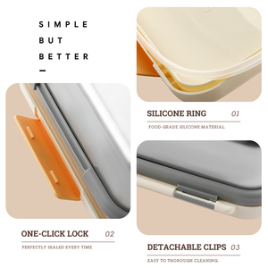 Bol à salade isotherme à double paroi en acier inoxydable <span class=keywords><strong>de</strong></span> 1000 ml, boîte à bento, garde les aliments frais, parfait pour le déjeuner au bureau - Product Image 5