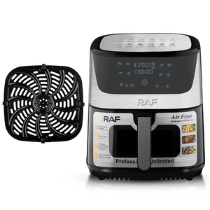 Freidora de Aire Estándar de 8L de Gran Capacidad con Pantalla Táctil, Visible, Sin Aceite, Multifuncional y Eléctrica - Product Image 4