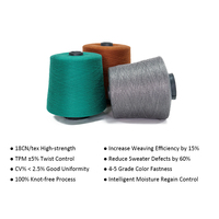 Salud High-Elastic 28S Pull Knit Yarns 50% Viscose 28% PBT 22% Nylon Ring Spun Core Spun Blended Yarn pour la couture