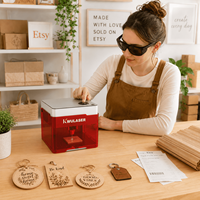 Máquinas de Grabado Láser Pequeñas OEM, Grabador de Diodo, Máquina de Corte para Llaveros, Carteras y Fundas de Teléfono