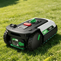 Robot tondeuse électrique avec largeur de coupe de 180 mm, moteur sans balais, contrôle par application et fil de délimitation pour l'entretien des jardins domestiques OEM