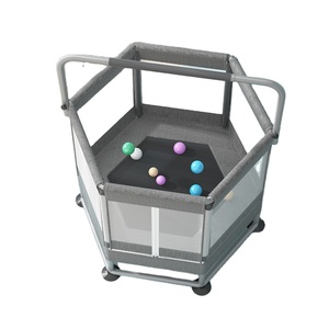 Trampolín de PVC para interiores de red poligonal para niños y niñas seguro y no tóxico para deportes de jardín de infantes - Product Image 4