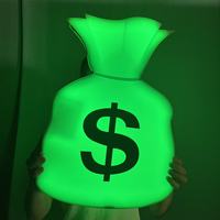 Letrero LED de Mano con Símbolo de Dólar, Accesorio Luminoso para Discotecas, Bares, Fiestas, Servicio VIP, Decoración