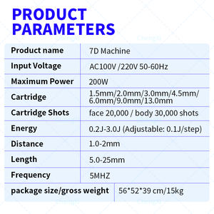오리지널 퀵 결과 7D 뷰티 디바이스 슬리밍 머신 주름 개선 처진 피부 턱선 정의 향상 - Product Image 3